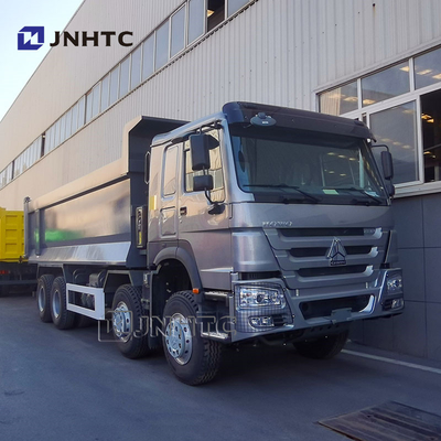 12 Wheeler Dump Truck Howo 31 Ton 8x4 380HP Penggerak Kiri