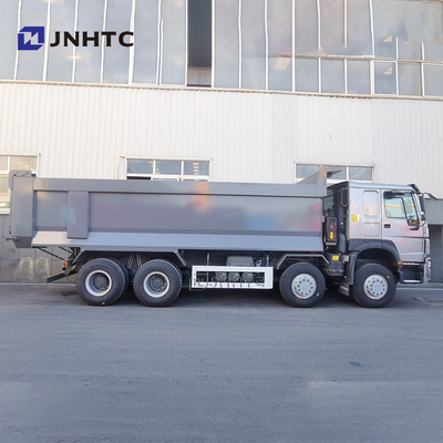 12 Wheeler Dump Truck Howo 31 Ton 8x4 380HP Penggerak Kiri