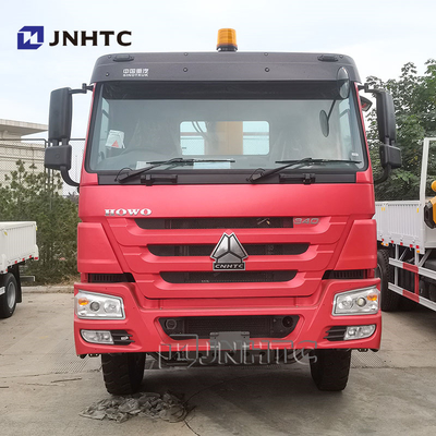Howo 6x4 Straight Arm Crane Truck 10 Roda 340hp Kargo Dengan Crane Truck