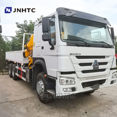 Semua Rotasi Howo Lengan Lipat 6x4 400hp 10-20T Kargo Dengan Crane