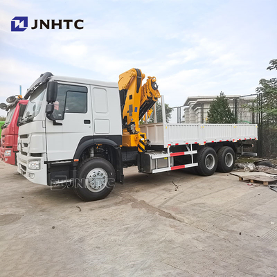 Semua Rotasi Howo Lengan Lipat 6x4 400hp 10-20T Kargo Dengan Crane