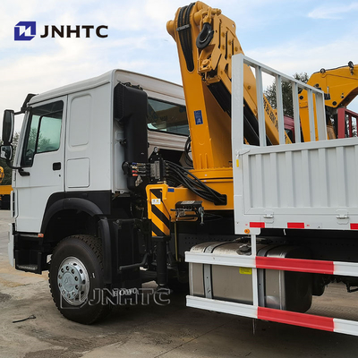 Semua Rotasi Howo Lengan Lipat 6x4 400hp 10-20T Kargo Dengan Crane