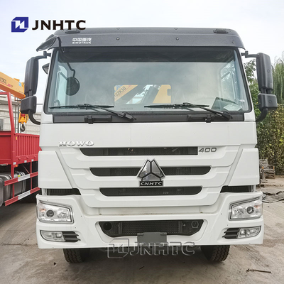 Semua Rotasi Howo Lengan Lipat 6x4 400hp 10-20T Kargo Dengan Crane