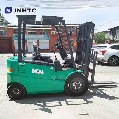 3 Ton Forklift Listrik Mesin Konstruksi Berat Untuk Penggunaan Gudang Dingin