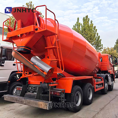 Howo Beton Cement Mixer Truck 8X4 380HP 12 Roda Euro 2 4 Kualitas Tinggi
