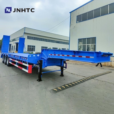 Produk Baru 3 Axles Gooseneck Low Bed Semi Trailer Disesuaikan Dan Baik