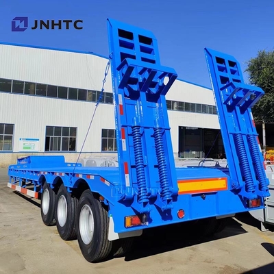 Produk Baru 3 Axles Gooseneck Low Bed Semi Trailer Disesuaikan Dan Baik