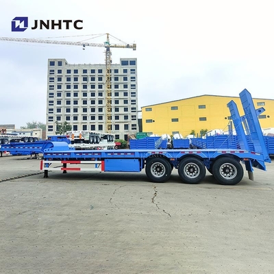 Produk Baru 3 Axles Gooseneck Low Bed Semi Trailer Disesuaikan Dan Baik