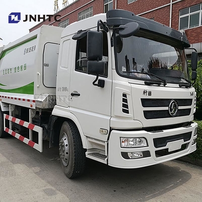 Shacman Sampah Truk kompak X6 4X2 6 Roda Kompaktor Sampah Bin Truk Produk yang baik