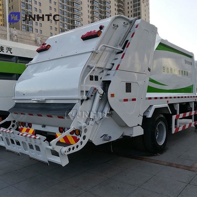 Shacman Sampah Truk kompak X6 4X2 6 Roda Kompaktor Sampah Bin Truk Produk yang baik