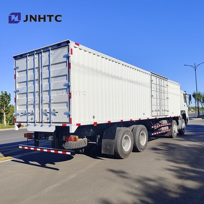 Sinotruk Howo Truk Kargo 7.2m Van Kargo Truk 8*4 400HP 12wheeler Produk terbaik