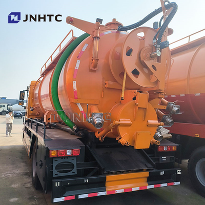Truk Vacuum Baru Limbah Penyedot Tangki Truk Shancman L3000 4X2 245HP Kualitas Terbaik