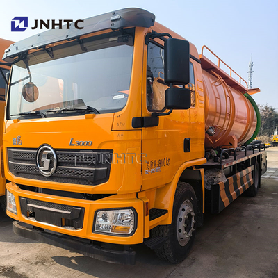 Truk Vacuum Baru Limbah Penyedot Tangki Truk Shancman L3000 4X2 245HP Kualitas Terbaik