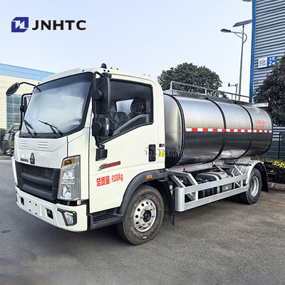 Harga pabrik 5 Cbms truk tangki air untuk transportasi susu segar