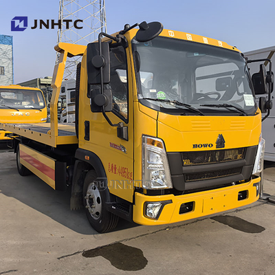 Howo 4*2 3-5 Ton flatbed Light Duty Wrecker Tow Truck Dengan Harga Murah Untuk Dijual