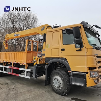 Howo Straight Arm Cargo Dengan Truk Crane 6x4 10 Roda 380hp 10T Harga yang baik