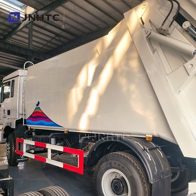 Shacman Truk Sampah Compacted H3000 345HP 4X2 6 Roda Compactor Truk Bak Sampah
