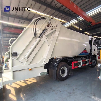 Shacman Truk Sampah Compacted H3000 345HP 4X2 6 Roda Compactor Truk Bak Sampah