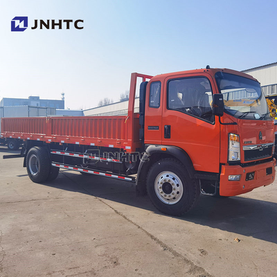 Hot Sale HOWO Truk Kargo 4X2 6 Roda 8-10Tons Lampu kanan Drive Dengan AC