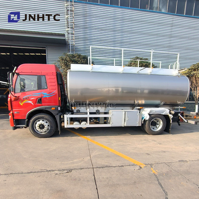 FAW Tank Bahan Bakar Truk Tanker Minyak 4X2 5M3 6 Roda Tahan Cuaca Dengan Struktur Kerangka Baja