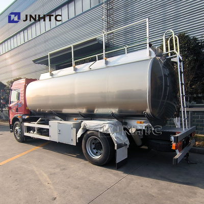 FAW Tank Bahan Bakar Truk Tanker Minyak 4X2 5M3 6 Roda Tahan Cuaca Dengan Struktur Kerangka Baja