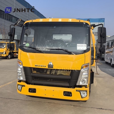 Howo Flatbed Wrecker 4 * 2 3ton 5 ton 160HP Jalan pemulihan Wrecker Truk Harga yang baik