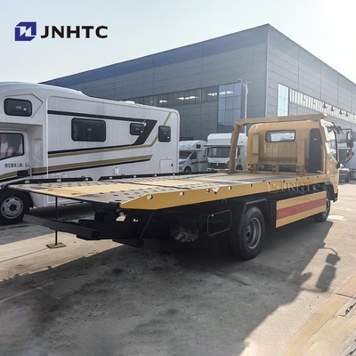 Howo Flatbed Wrecker 4 * 2 3ton 5 ton 160HP Jalan pemulihan Wrecker Truk Harga yang baik
