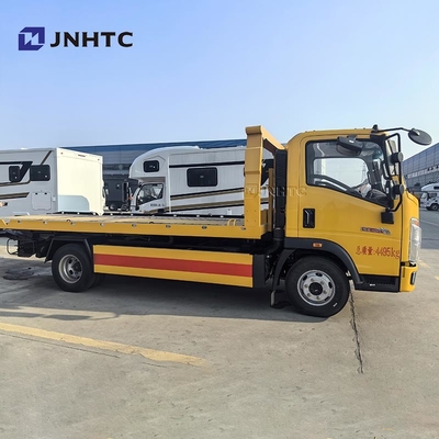 Howo Flatbed Wrecker 4 * 2 3ton 5 ton 160HP Jalan pemulihan Wrecker Truk Harga yang baik