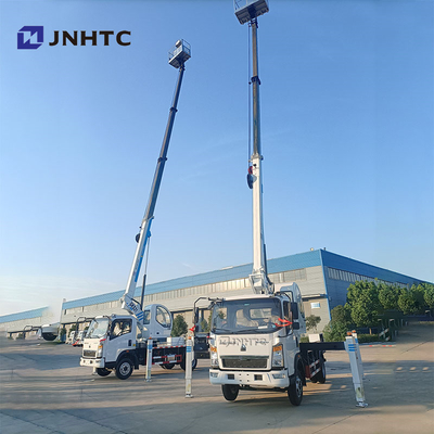 Howo 4x2 Bucket Truck Platform Kerja Udara Truck Mounted Operasi Ketinggian Tinggi Truck Untuk pemeliharaan lampu jalanan
