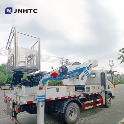 Howo 4x2 Bucket Truck Platform Kerja Udara Truck Mounted Operasi Ketinggian Tinggi Truck Untuk pemeliharaan lampu jalanan