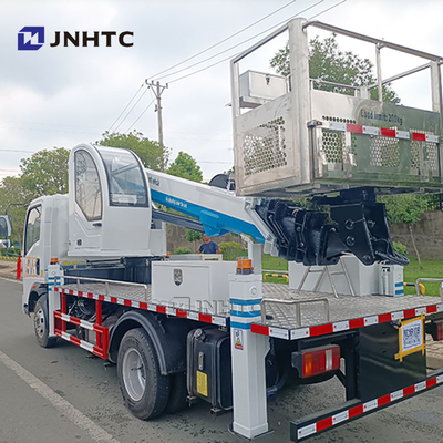 Howo 4x2 Bucket Truck Platform Kerja Udara Truck Mounted Operasi Ketinggian Tinggi Truck Untuk pemeliharaan lampu jalanan