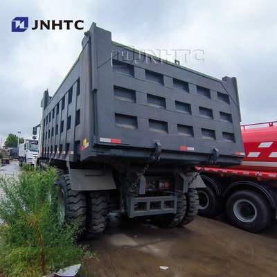 Truk Pengeboran Howo Baru Tipper 10 Roda 50ton Dengan Pengemudi Kanan Truk Tipper