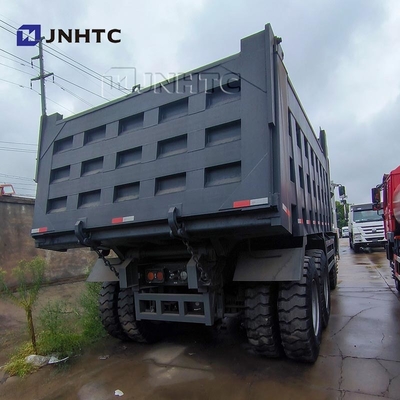 Truk Pengeboran Howo Baru Tipper 10 Roda 50ton Dengan Pengemudi Kanan Truk Tipper