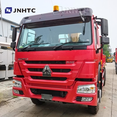 HOWO Truk Crane 6X4 10 Roda 340hp 10 Ton Truk Kargo Dengan Crane