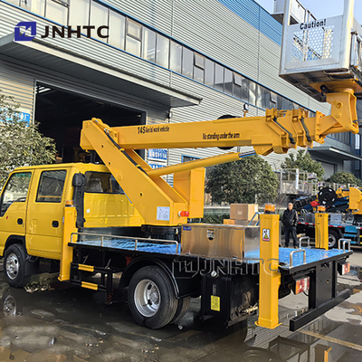 Kondisi terbaik Cahaya 14m Telescopic Boom Air Ladder Kendaraan Kerja Udara