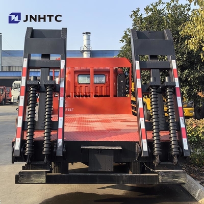 Harga bagus HOWO Wrecker Truk 4X2 165HP Mini Camioneta Flatbed Kargo Dengan Ladder Truck