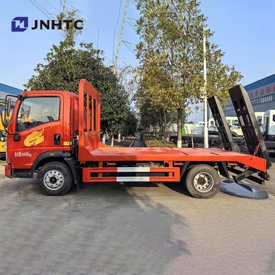 Harga bagus HOWO Wrecker Truk 4X2 165HP Mini Camioneta Flatbed Kargo Dengan Ladder Truck