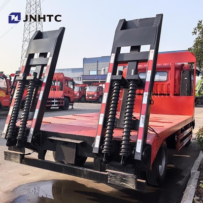 Harga bagus HOWO Wrecker Truk 4X2 165HP Mini Camioneta Flatbed Kargo Dengan Ladder Truck
