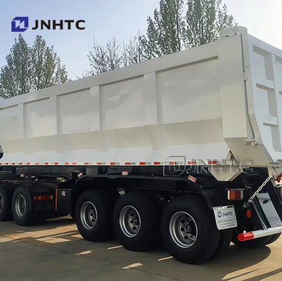 Kualitas Terbaik Tiga Axle 3 Axles Heavy Duty Semi Trailer 40CBM Dump Tipper Untuk Dijual