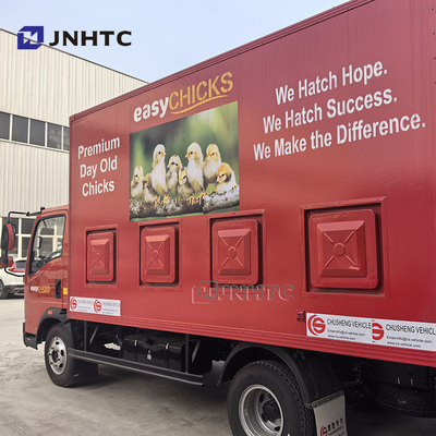Howo Light Fence Tipe Peternakan Dan Unggas Transportasi Kargo Truk Delivery Truk Ayam Hidup