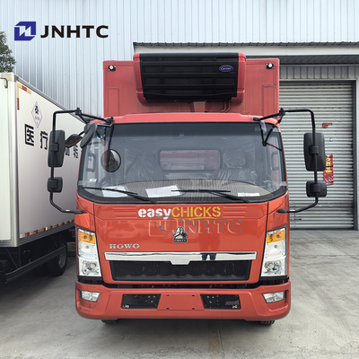 Howo Light Fence Tipe Peternakan Dan Unggas Transportasi Kargo Truk Delivery Truk Ayam Hidup