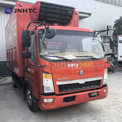 Howo Light Fence Tipe Peternakan Dan Unggas Transportasi Kargo Truk Delivery Truk Ayam Hidup
