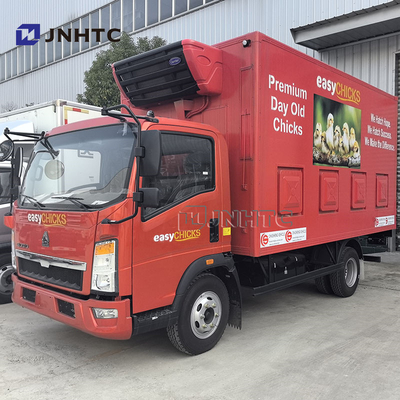Howo Light Fence Tipe Peternakan Dan Unggas Transportasi Kargo Truk Delivery Truk Ayam Hidup