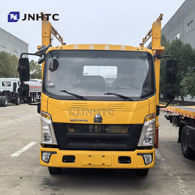 Howo Kendaraan Khusus Untuk Pengangkutan Mobil Kecil 4x2 Truk Mobil Lapisan Ganda Untuk Pengangkutan Mobil