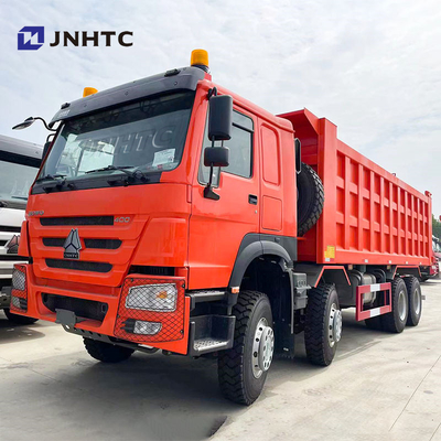 Sinotruk Howo Dump Truck 400HP 12 Wheeler 20 Truk Tipper Kubik Untuk Pekerjaan Konstruksi
