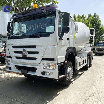 SINOTRUK HOWO Truk Campuran Beton 6x4 10 Roda 400HP Truk Campuran Beton Murah Dan Baik