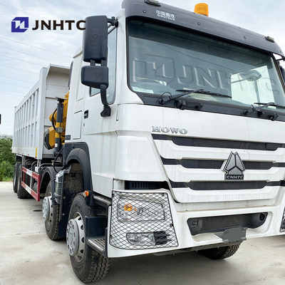 Hot Sinotruk Howo Crane Truck 8X4 10 Ton Kargo Dengan Crane Lipat 16 Roda Harga Terbaik
