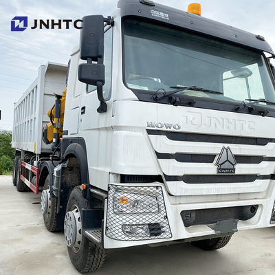 Hot Sinotruk Howo Crane Truck 8X4 10 Ton Kargo Dengan Crane Lipat 16 Roda Harga Terbaik
