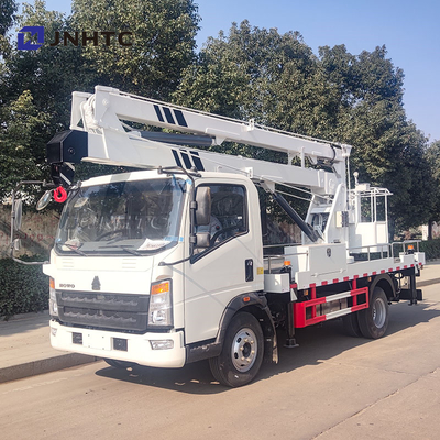 Truk Operasi Howo Ketinggian Tinggi 4x2 Truk Ringan Dengan Platform Kerja Udara 16M