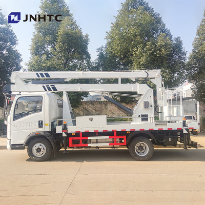 Truk Operasi Howo Ketinggian Tinggi 4x2 Truk Ringan Dengan Platform Kerja Udara 16M